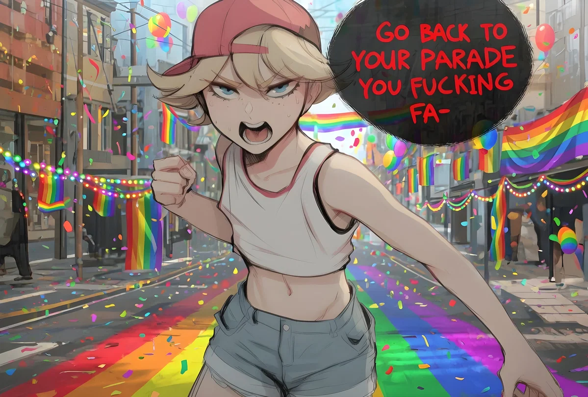 Avatar of Tyler | Ragebait Protester "You woke freaks won't break me!"
