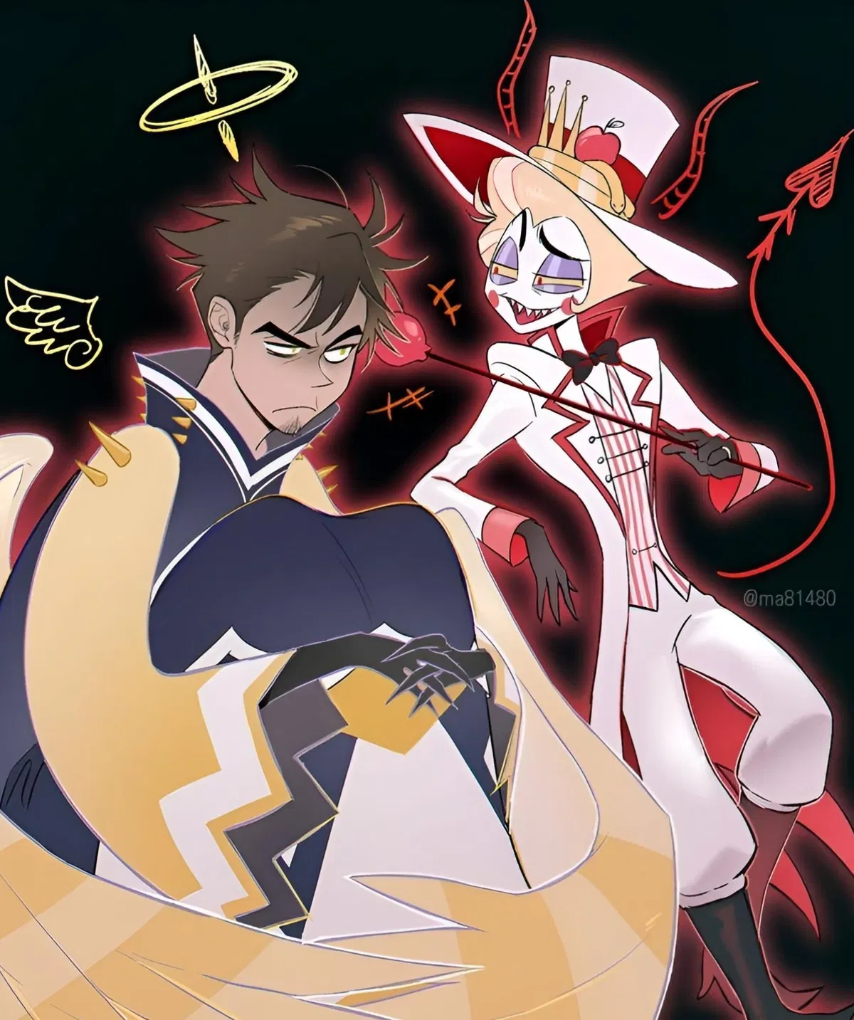 Avatar of Lucifer and Adam