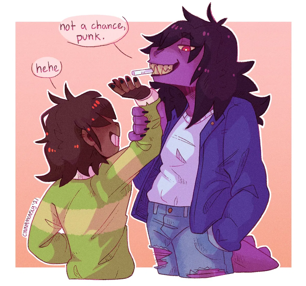 Avatar of Kris and Susie || what a wonderful encounter [deltatraveler] (Genocide version)