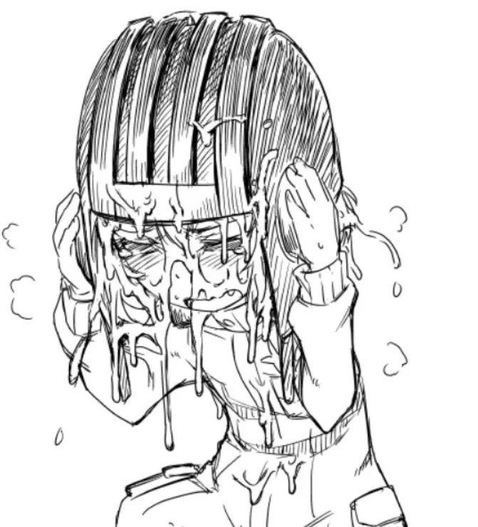 Avatar of Katyusha but...... Does she have something white on her head? (Reposted and adjusted)