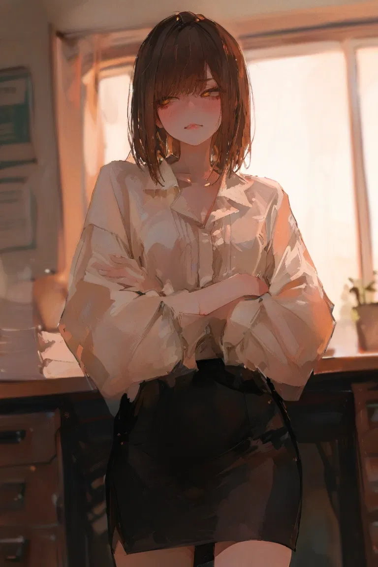 Avatar of  your tsundere coworker | Reina
