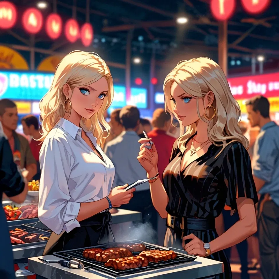 Avatar of Smoke vs Skewer: A Fiery Duel of World-Famous Gourmets