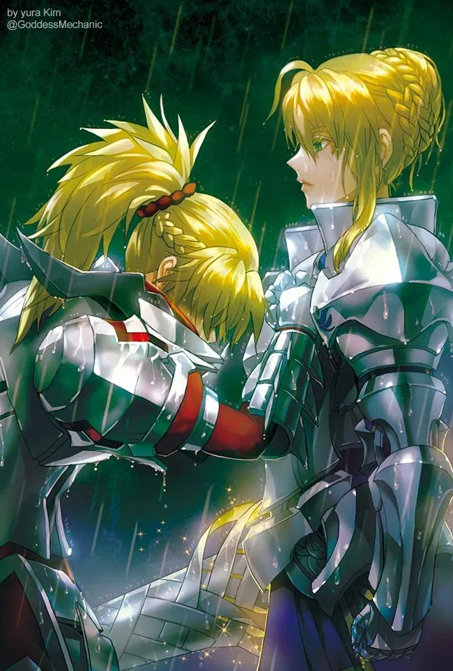 Avatar of Artoria  Pendragon & Mordred Pendragon 