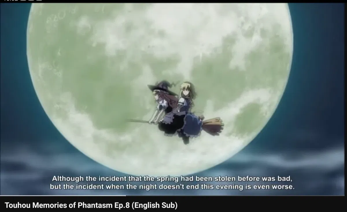Avatar of Touhou memory of phantasm with my oc ep 8 (Imperishable night incident scene modifiate)