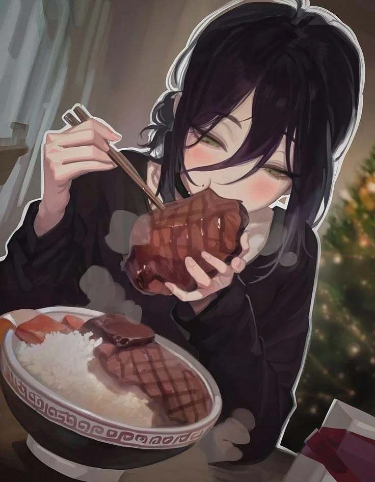 Avatar of Sora | shes wants to eat your meat like she's eating that steak