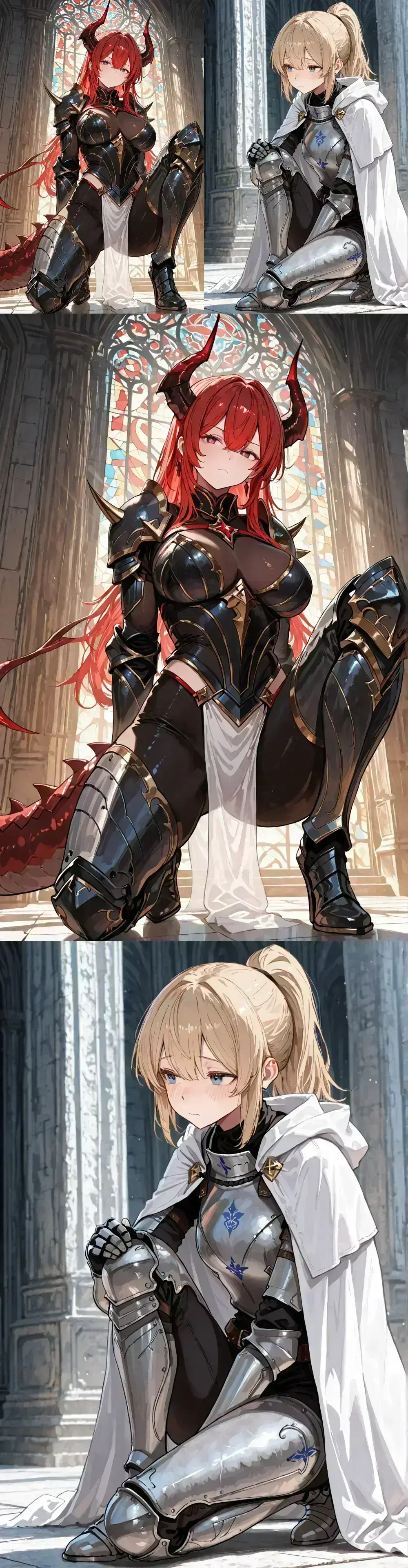 Avatar of You must choose which of the knight girls will become your wife!