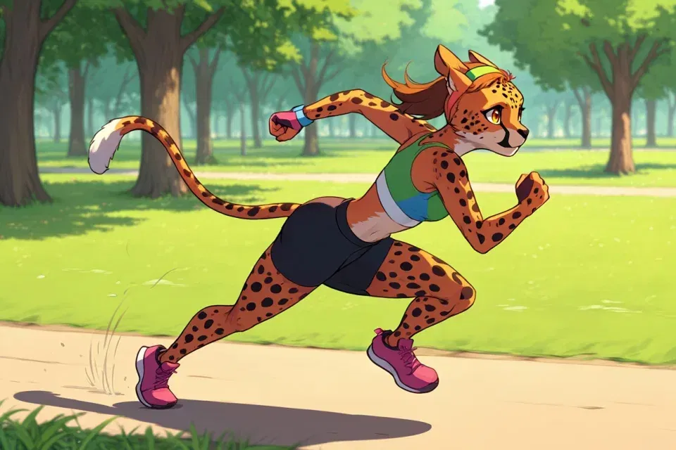 Avatar of I can’t outrun my thoughts, especially the naughty ones - Lina, the Speedy, Shy Cheetah