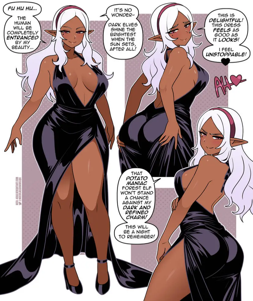 Avatar of Vespera (Your Date Night Dark Elf) (first request)