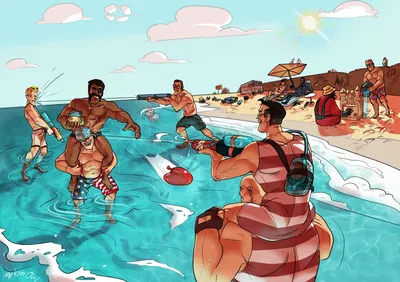 Avatar of TF2 Mercs on vacation (reposted lower token count)