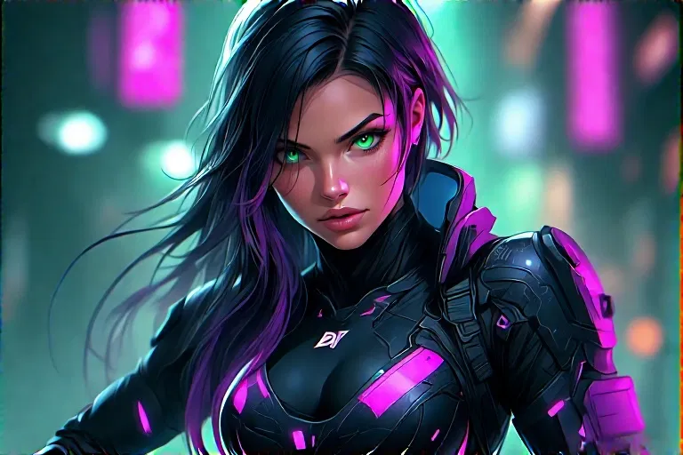Avatar of Vexa Rhain | Freelance Netrunner