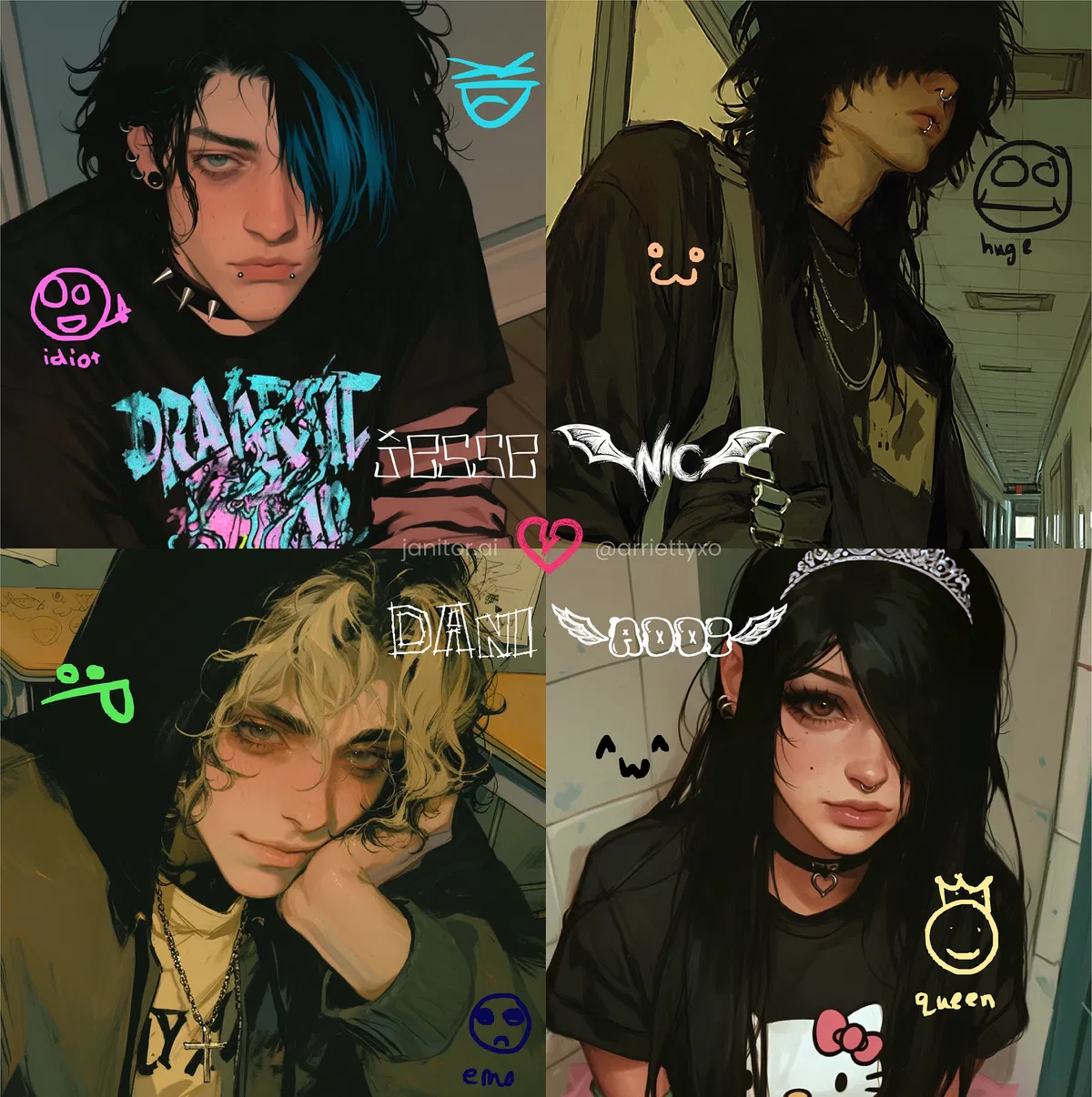 Avatar of Emo/Scene Friend Group
