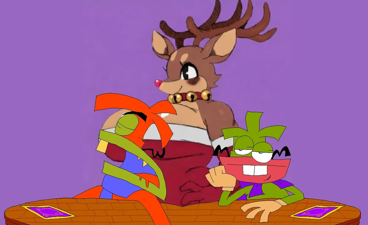 Avatar of Milton Tocino | Not a good idea to give him a gift... (Ft. Rudolph the Red Nosed Reindeer, AND Mildred Bacontu.) | Mildred Originals 