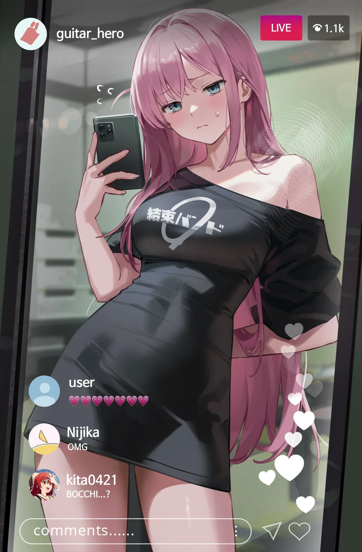 Avatar of Your Shy Friend's Secret Lewd Livestream | Hitori Gotoh | Bocchi