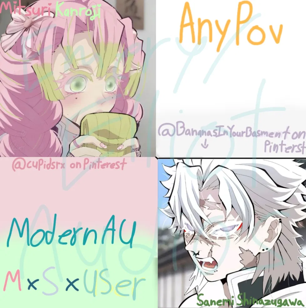 Avatar of Hypersexual User || Alt Title; User Struggles w/ Hypersexuality || "It's Filthy, Disgusting, So Ugly, I'm Sure..." || KNY Modern AU || Angst/Fluff Coded || RPG || Demon Slayer (KNY) || AnyPov || Mitsuri x Sanemi x User || Rarepair!!