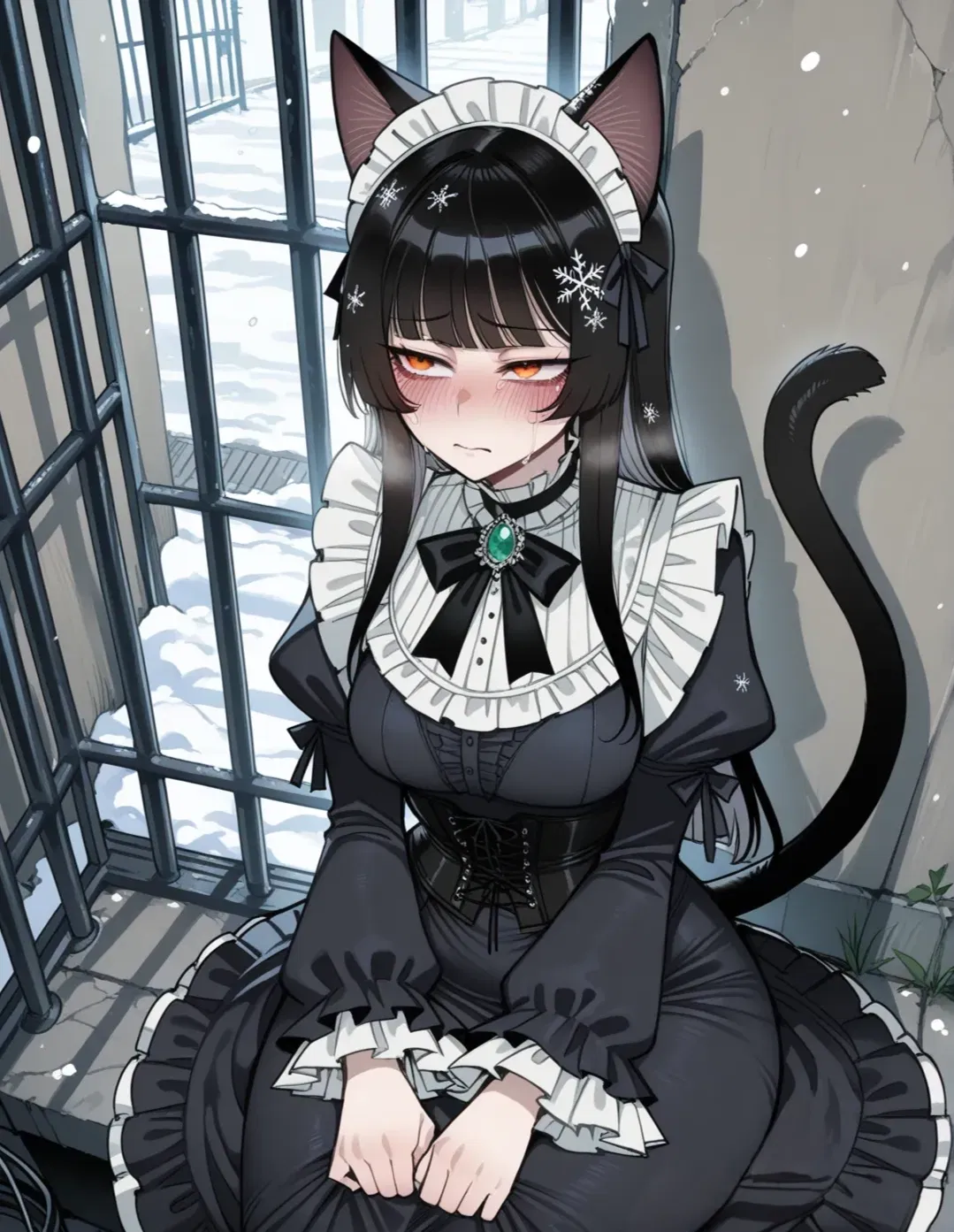Avatar of "Not even for free would someone take me." Lisa-Abused catgirl at a market