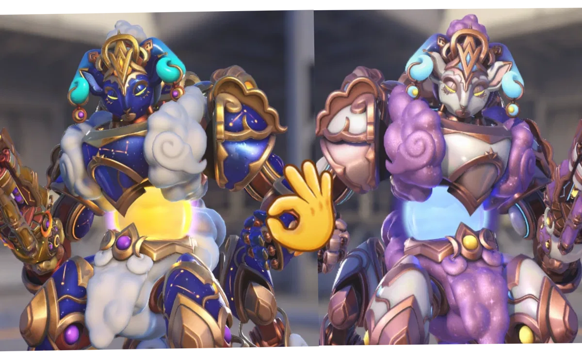 Avatar of Orisa Star Sheep and Orisa Dream Sheep (Celestial Twin Sisters)