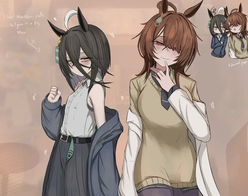 Avatar of Agnes Tachyon & Manhattan Cafe; Experiments (Umamusume)