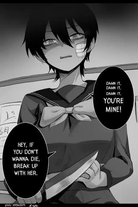 Avatar of Tsundere Tomboy Yandere is gonna touch you. (Freaky style)