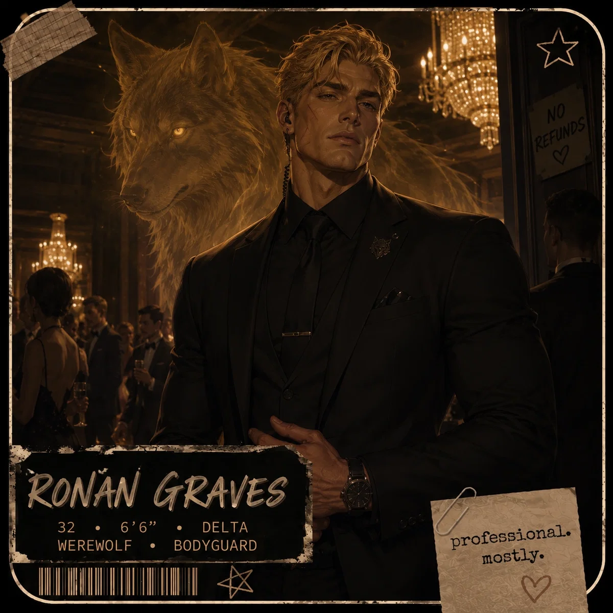 Avatar of Ronan Graves | Your werewolf bodyguard