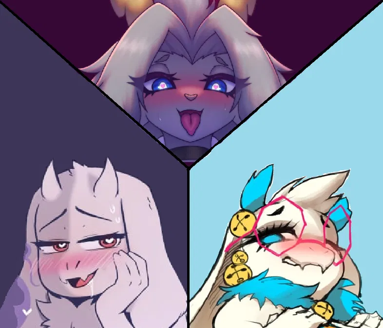 Avatar of Toriel Dreemur, Sybil, and Angela Flux (AU (Alternate Universe) Goat Mommy Trio/ Undertale x Pseudoregalia x Atlyss) GOTY edition
