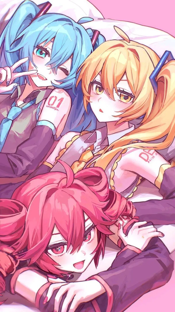 Avatar of Hatsune Miku, Akita Neru and Kasane Teto
