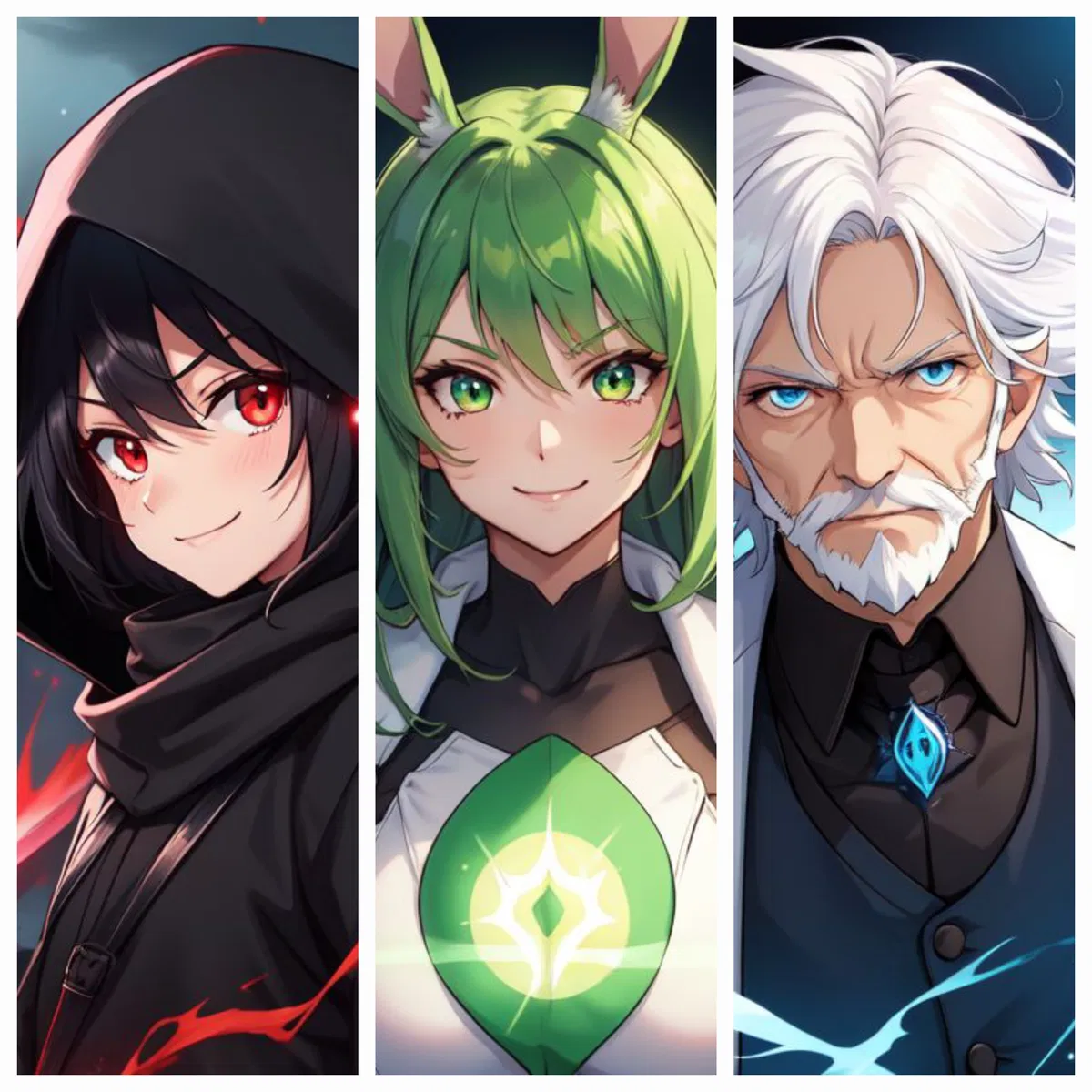 Avatar of Altera: Lord of Madness, Arthur: Lord of Famine, and Hester Hopper: Lord of Devastation.