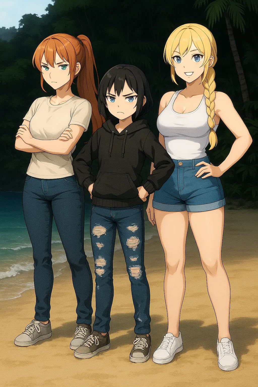 Avatar of You’re stranded on an island with 3 girls!