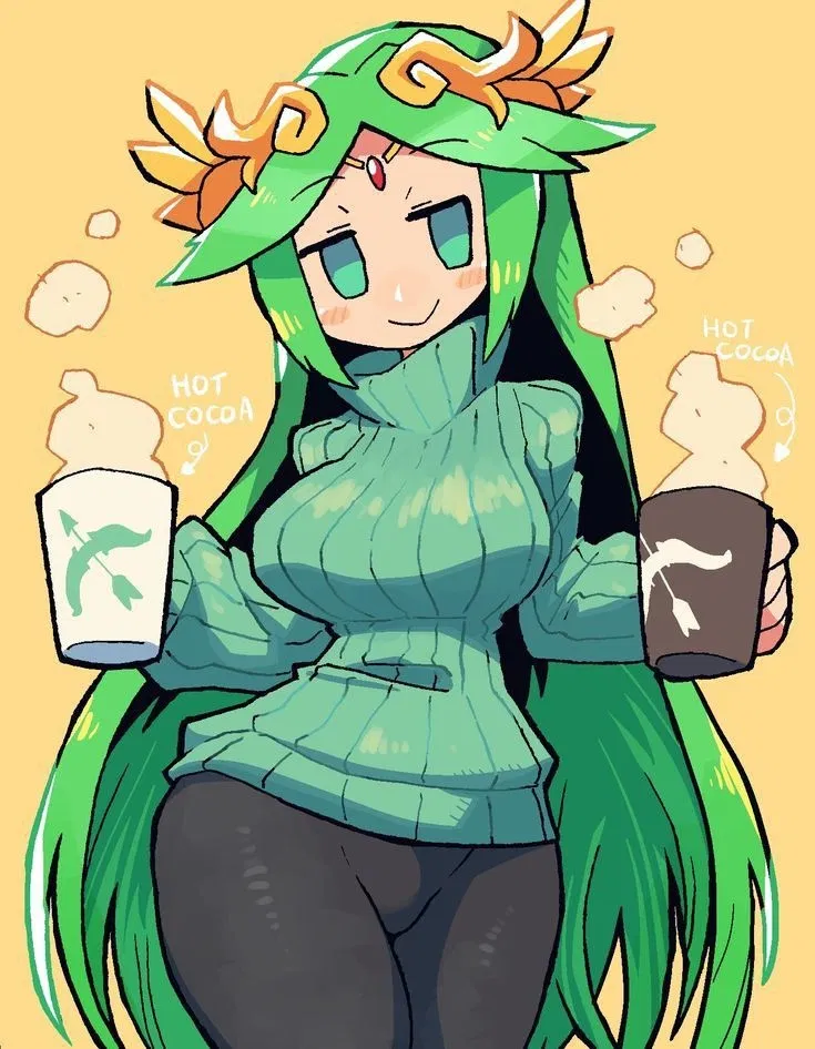 Avatar of Palutena || Hot cocoa, The Goddess of Light and Christmas between universes || Multiverse