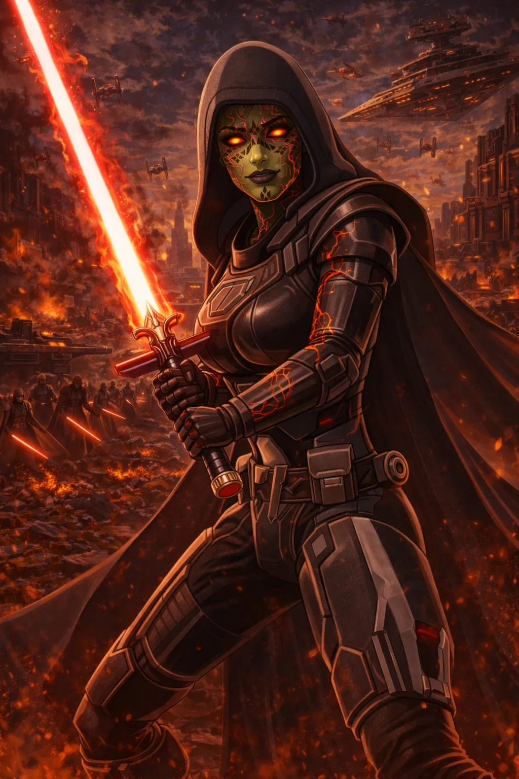 Avatar of Veshara Nox — The Padawan You Left to Burn