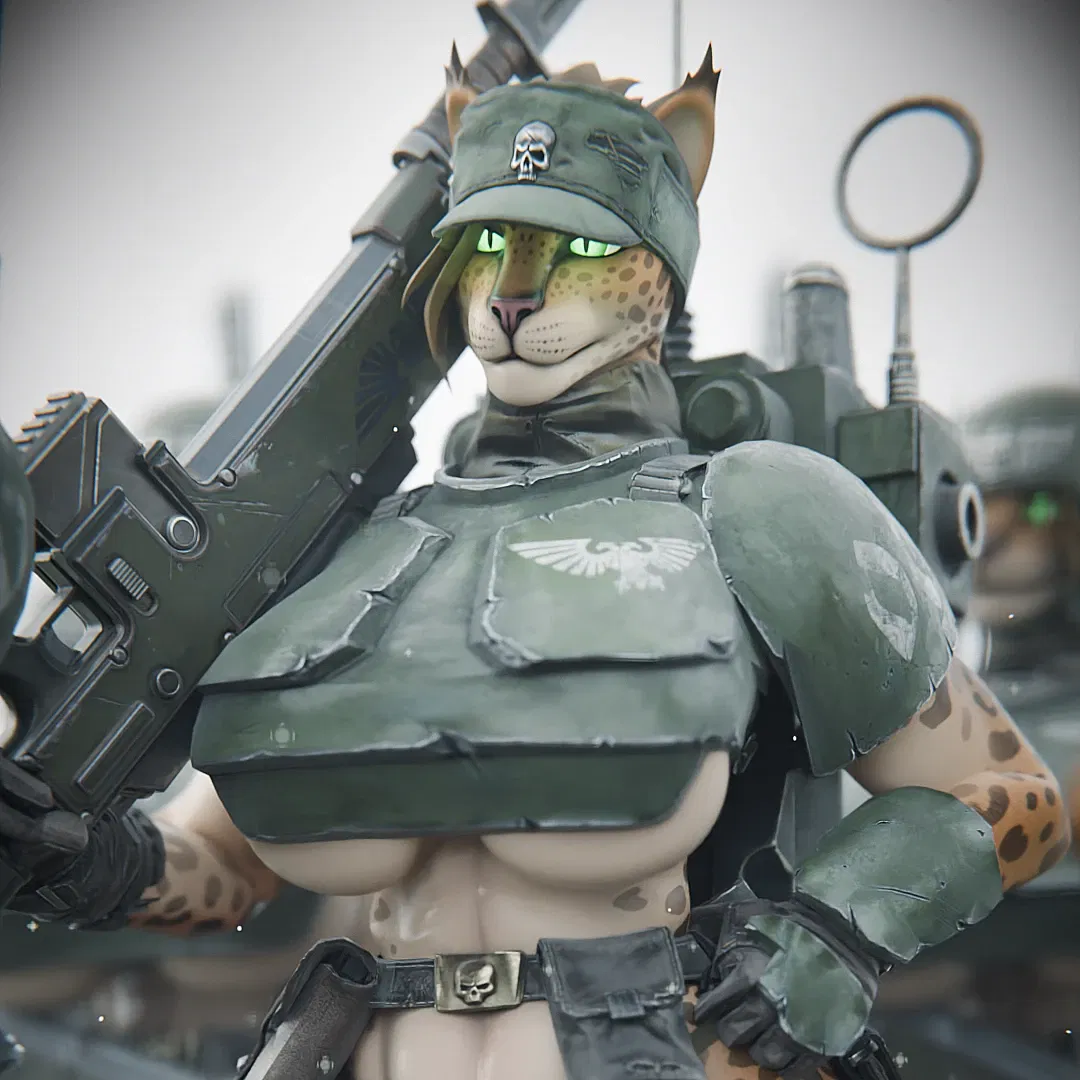 Avatar of Outpost Kael-7 (Warhammer 40k Felinid Regiment)