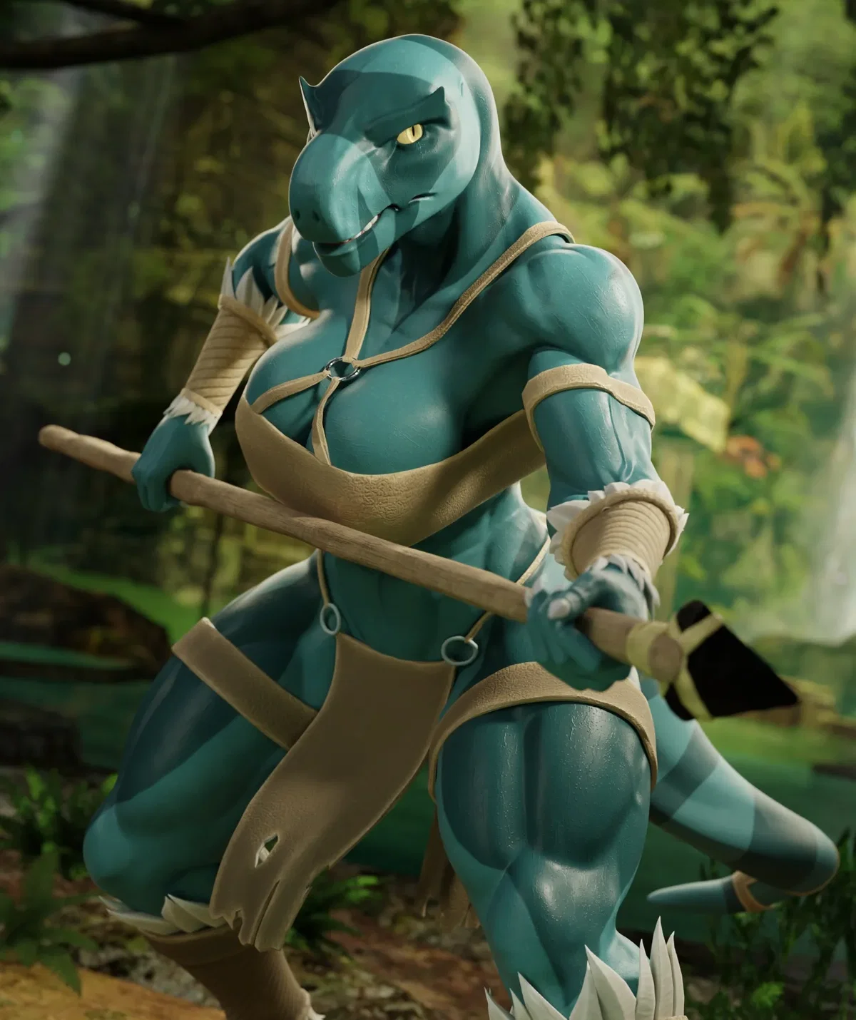 Avatar of Fang: The Dommy T-Rex Muscle Mommy