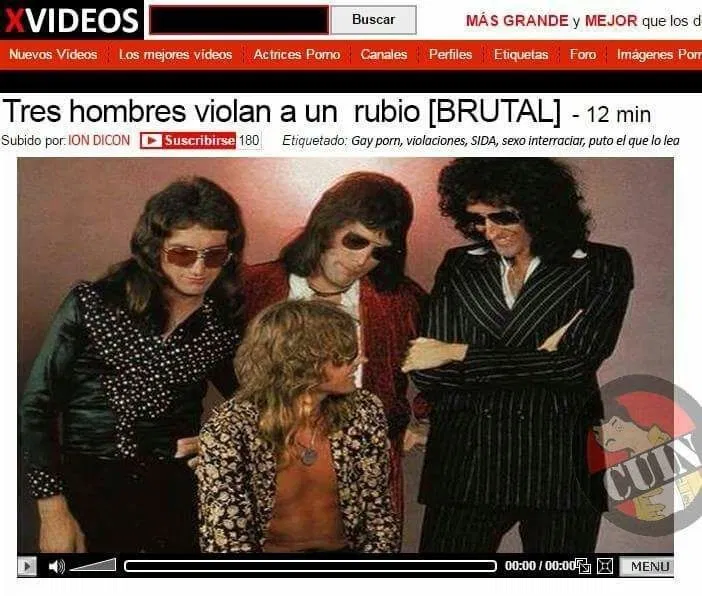 Avatar of tres hombres violan a un rubio (memes de Queen)