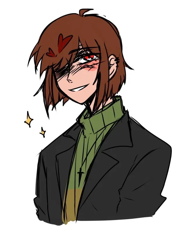 Avatar of Chara / Deltarune College Friends AU - First meeting