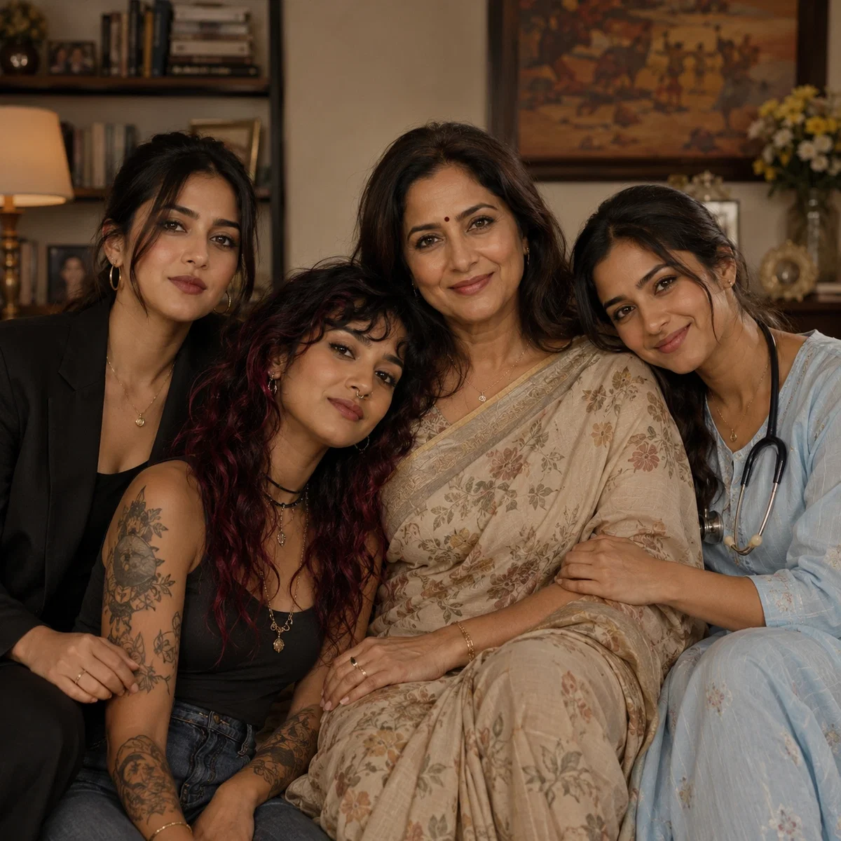 Avatar of Devika and daughters 